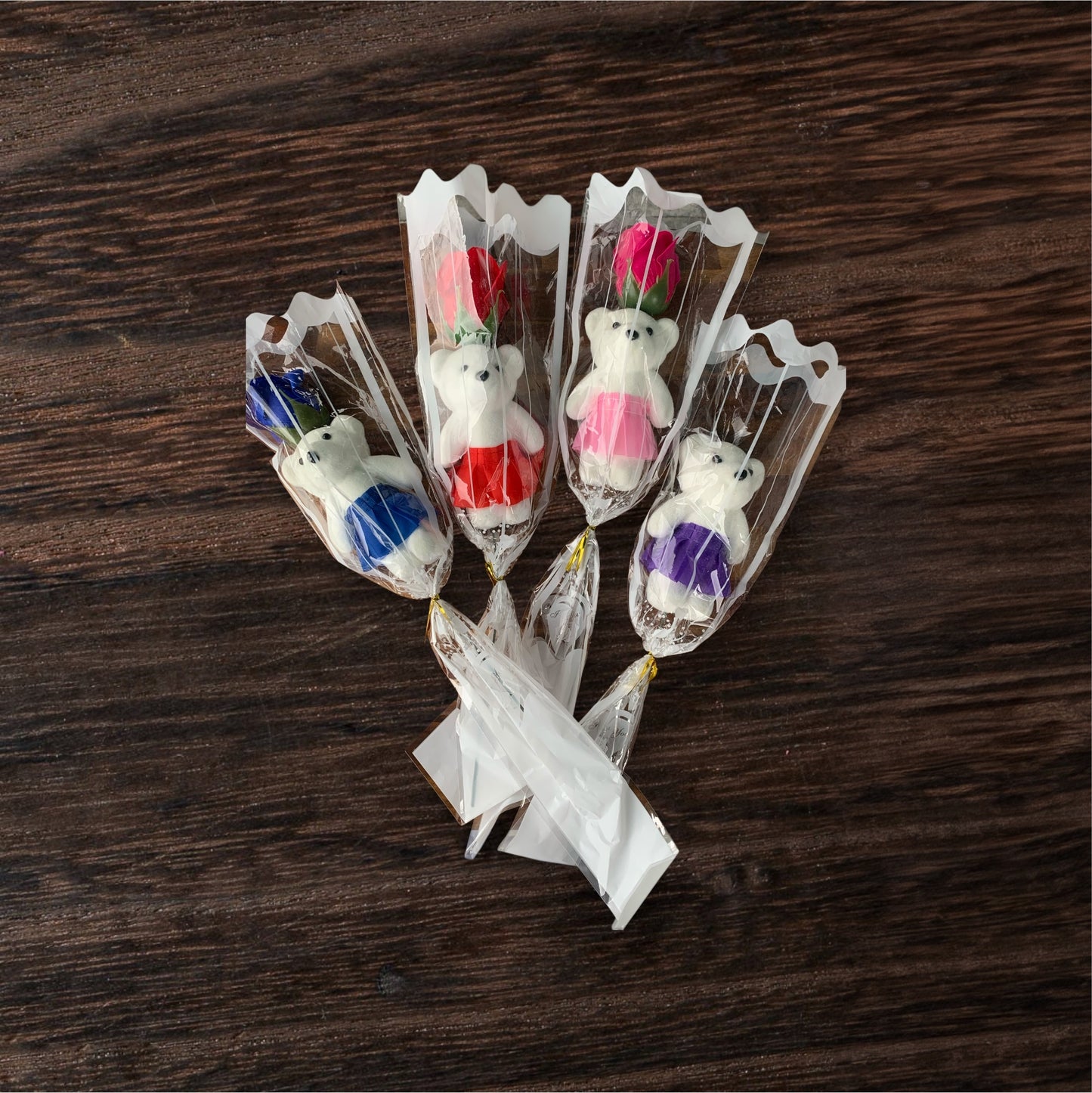 Rose Teddy Bouquet