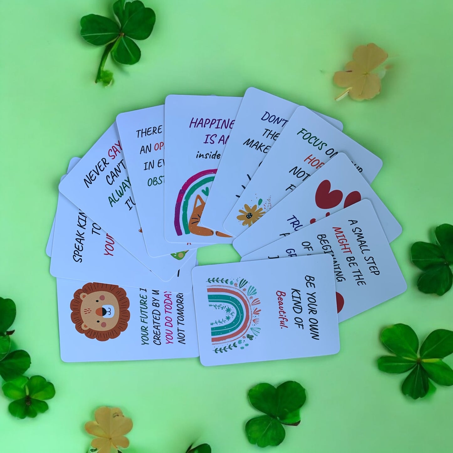 Affirmation Cards with Resin
