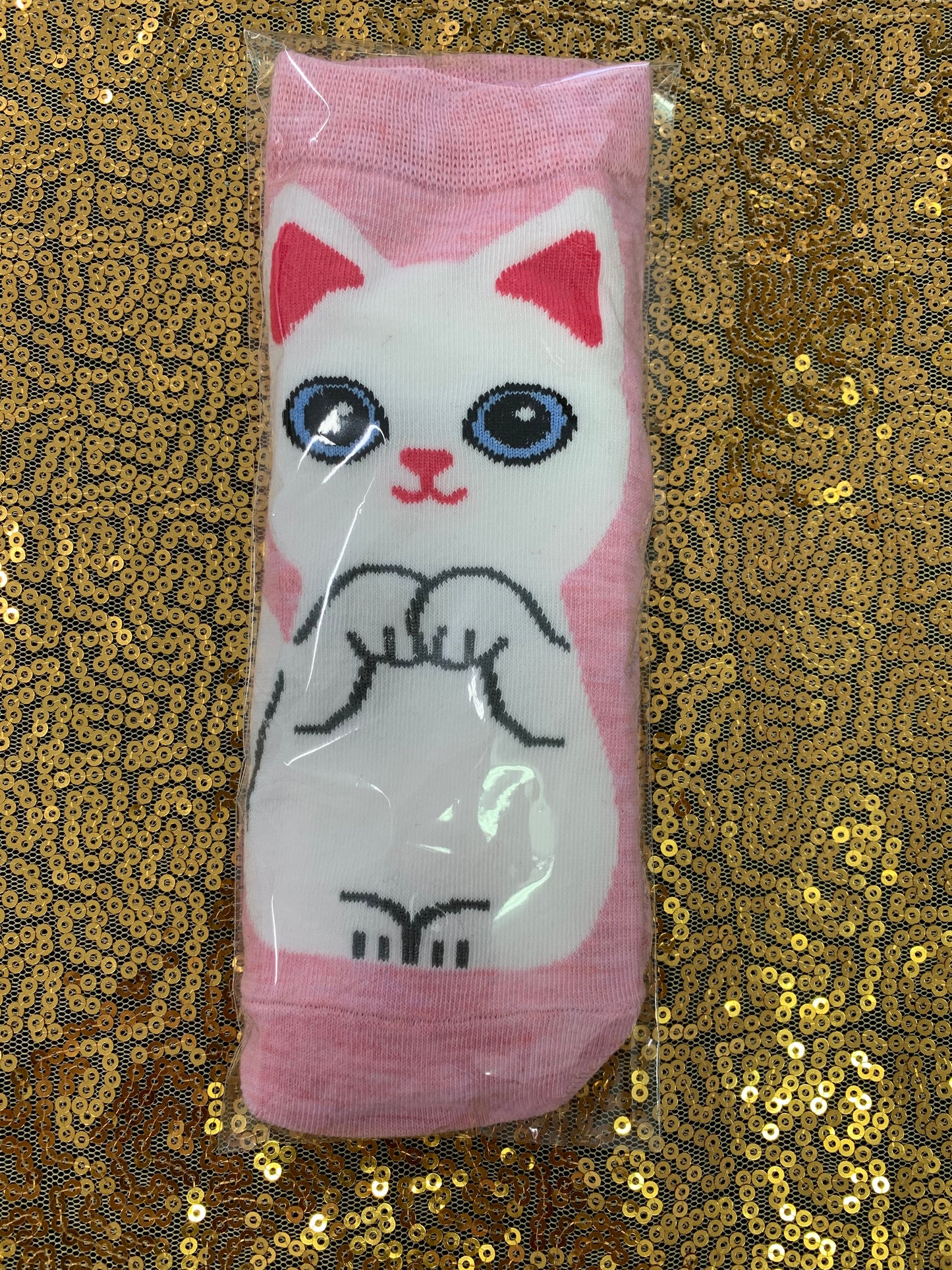 Kitty Socks for Girl Boy Kids Children Ankle