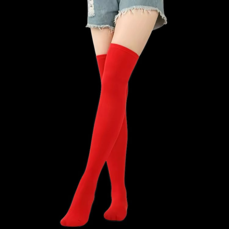 Thigh High Red Stockings