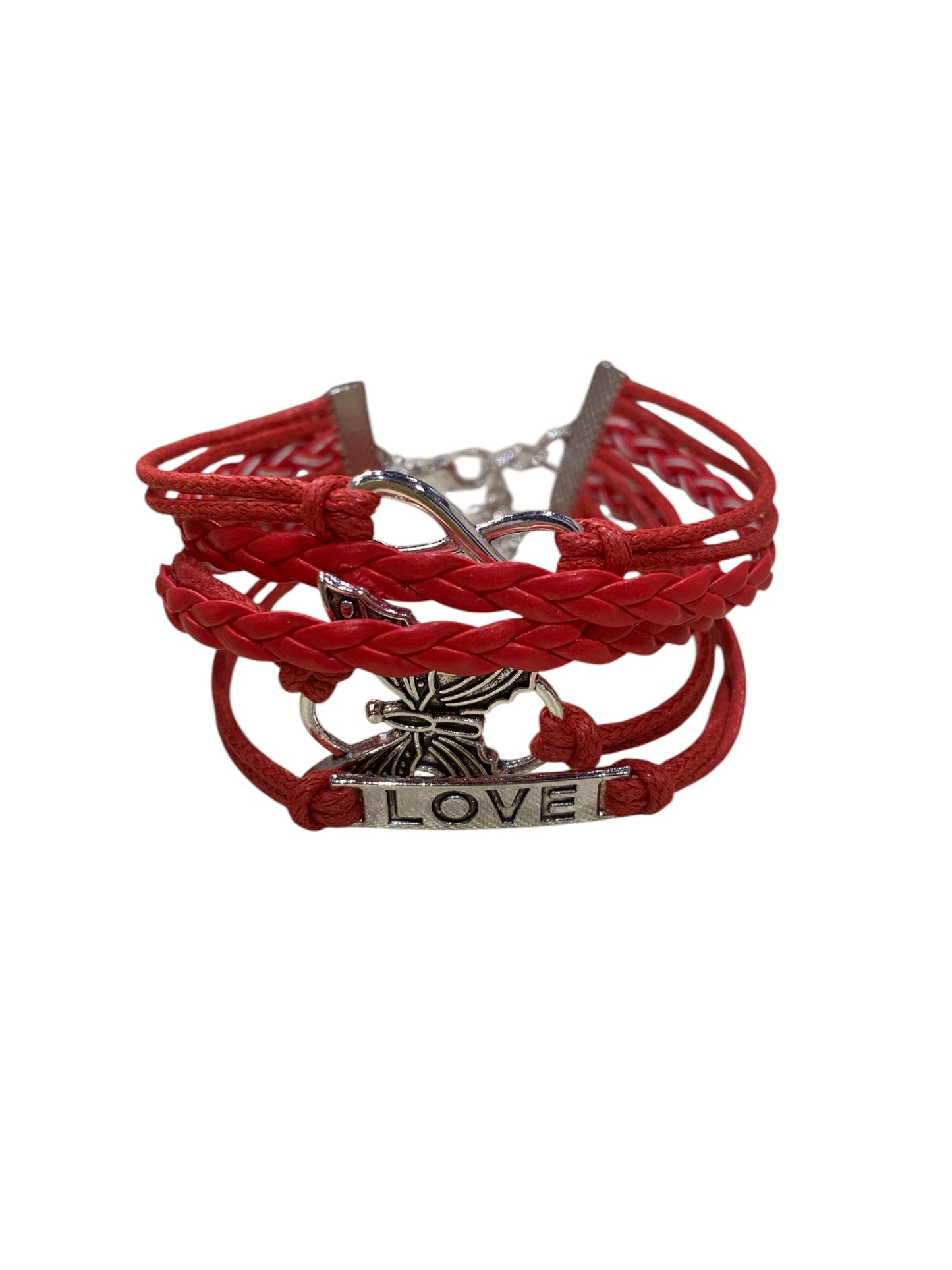 Butterfly Love Infinity Bracelet