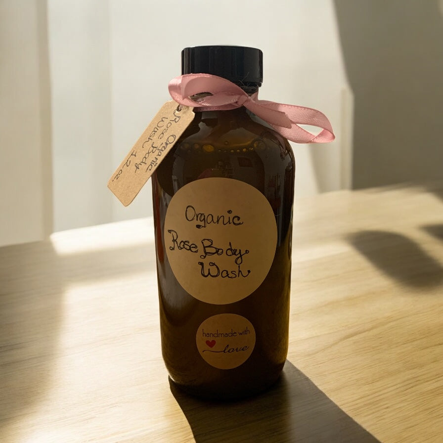 Organic Handmade Delicate Rose Body Wash