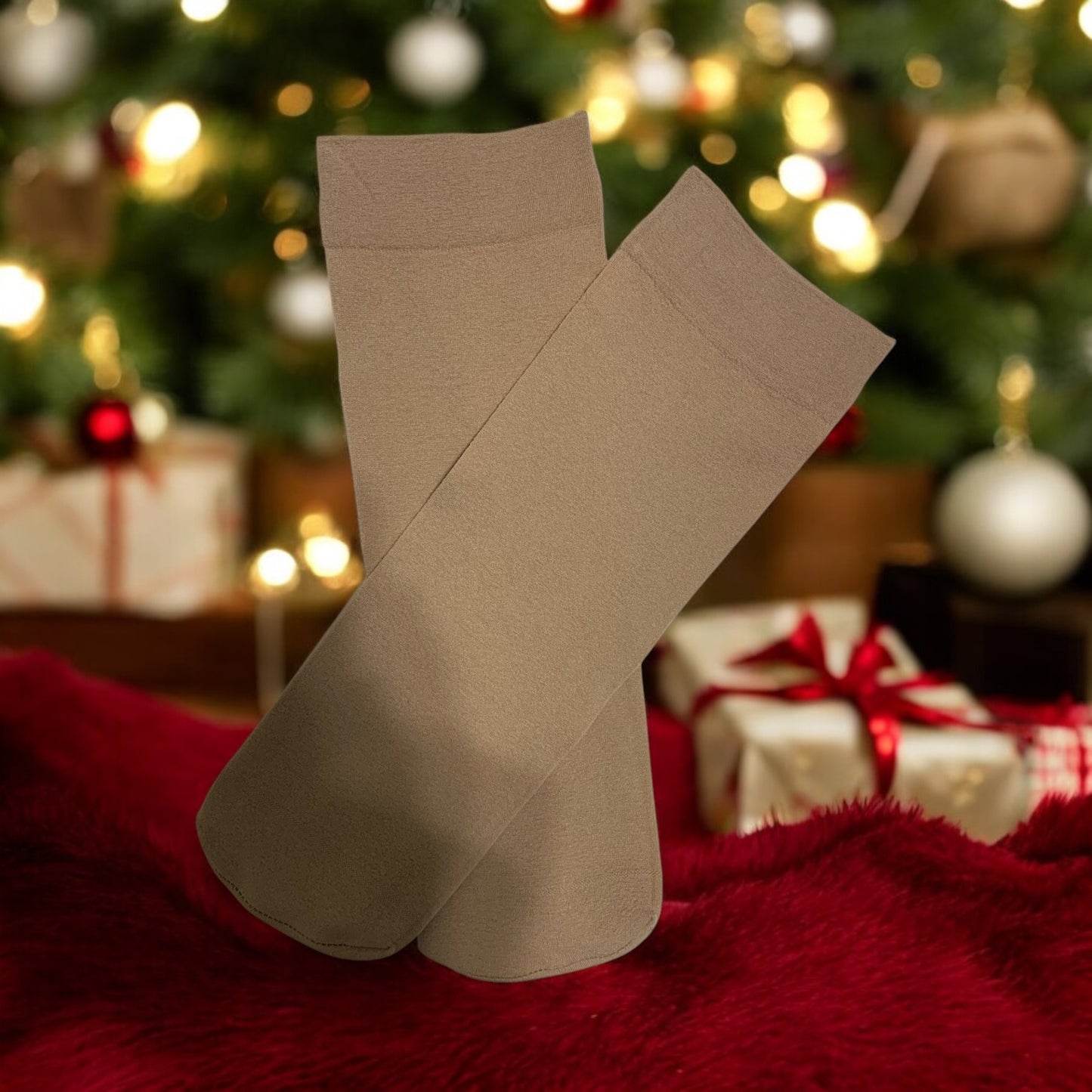 Ankle Beige Stockings