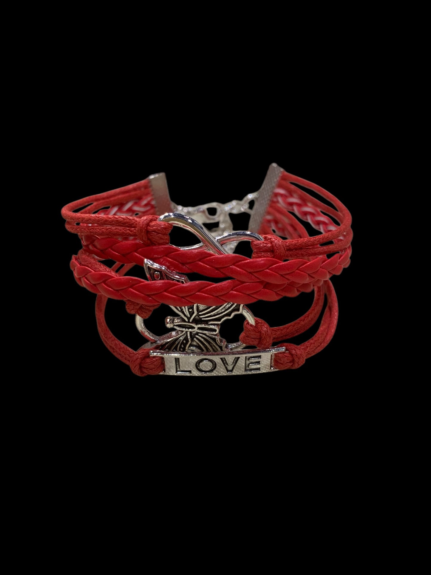 Butterfly Love Infinity Bracelet