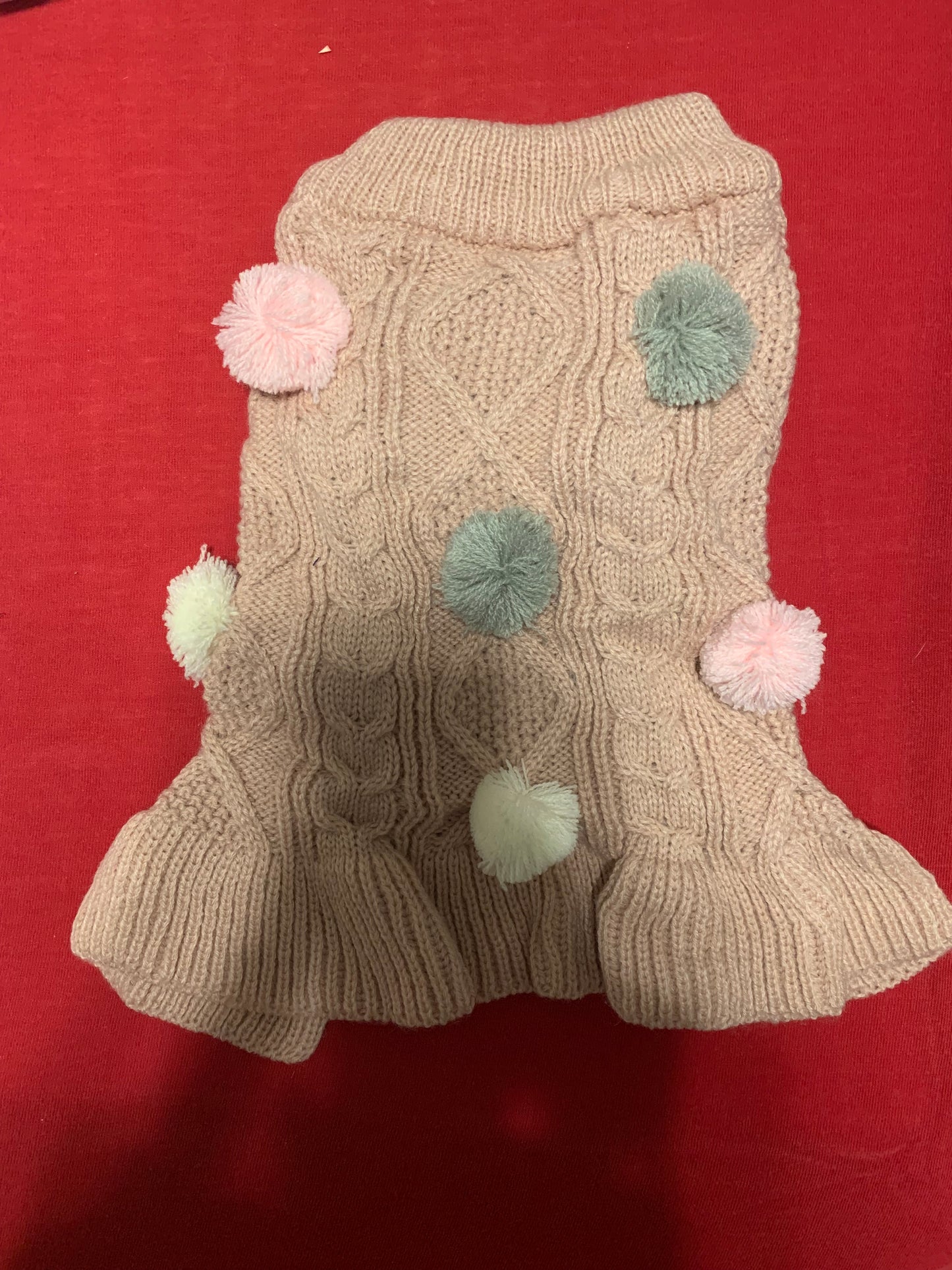 Pom Pom Pet Sweater