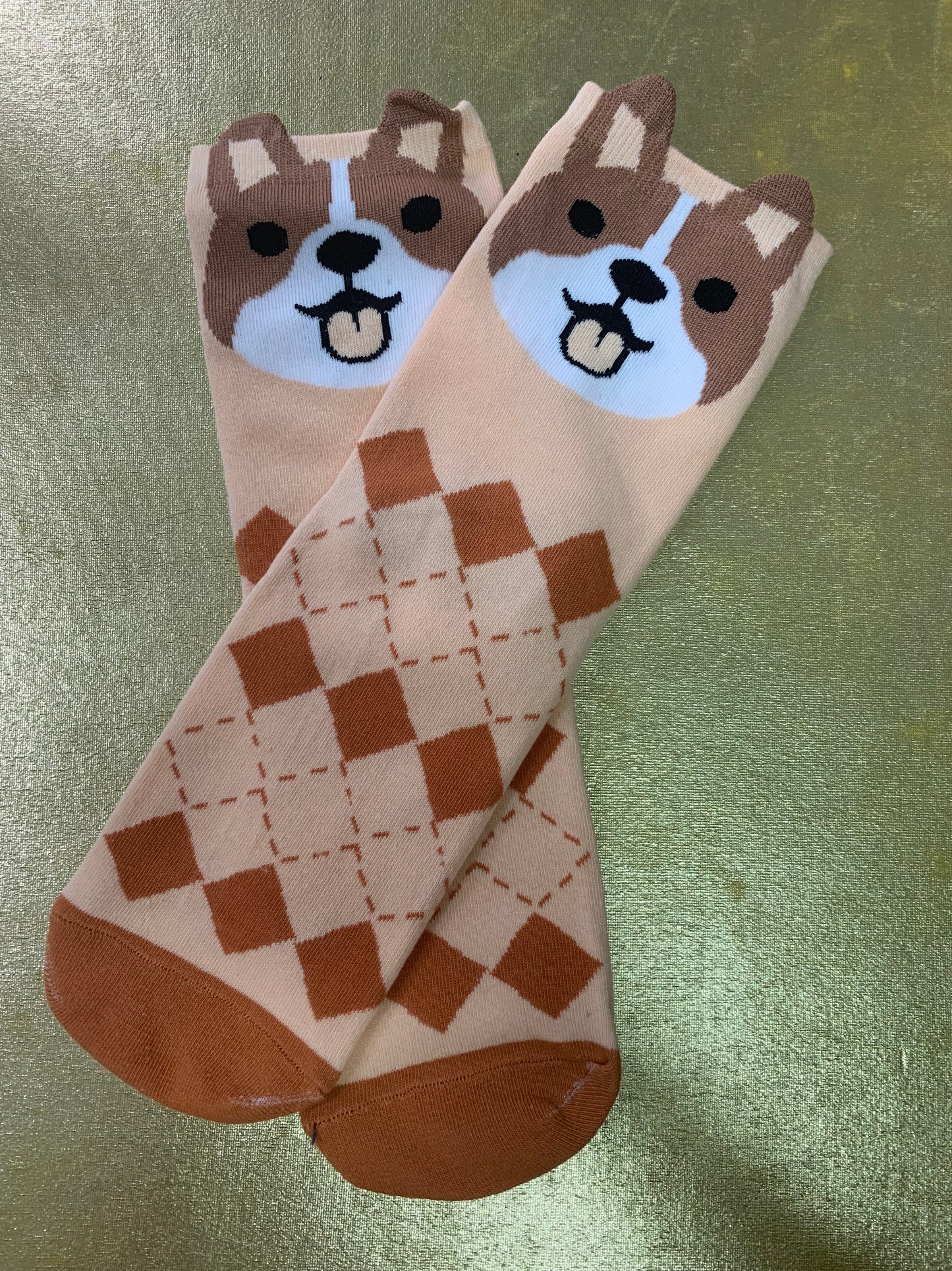 Puppy Design Boy Girl Tube Socks