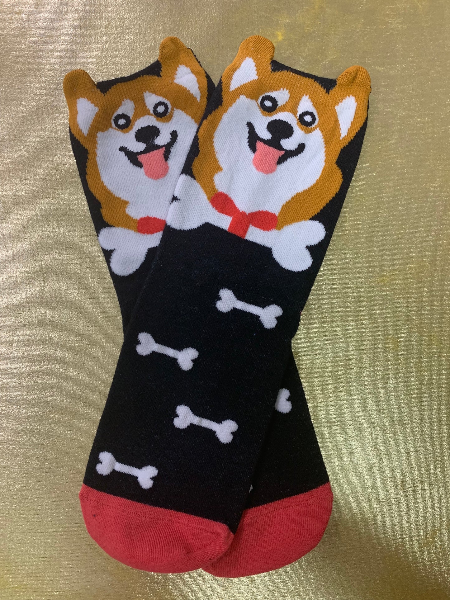 Puppy Design Boy Girl Tube Socks