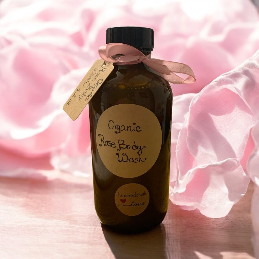 Organic Handmade Delicate Rose Body Wash