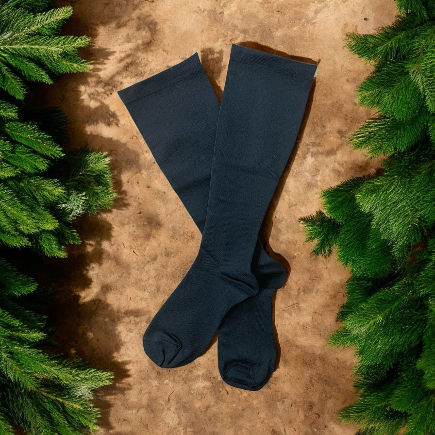 Bariatric Shades of Green Light Compression Socks