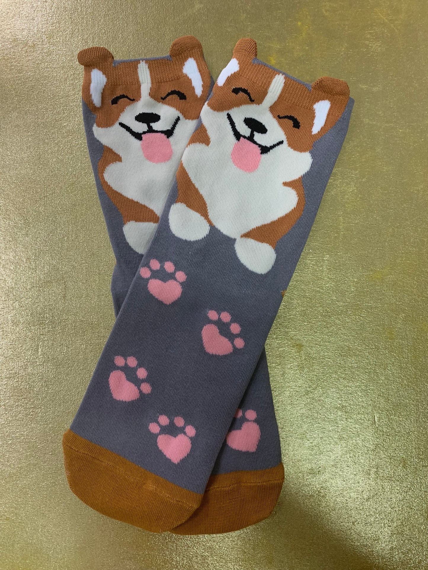 Puppy Design Boy Girl Tube Socks
