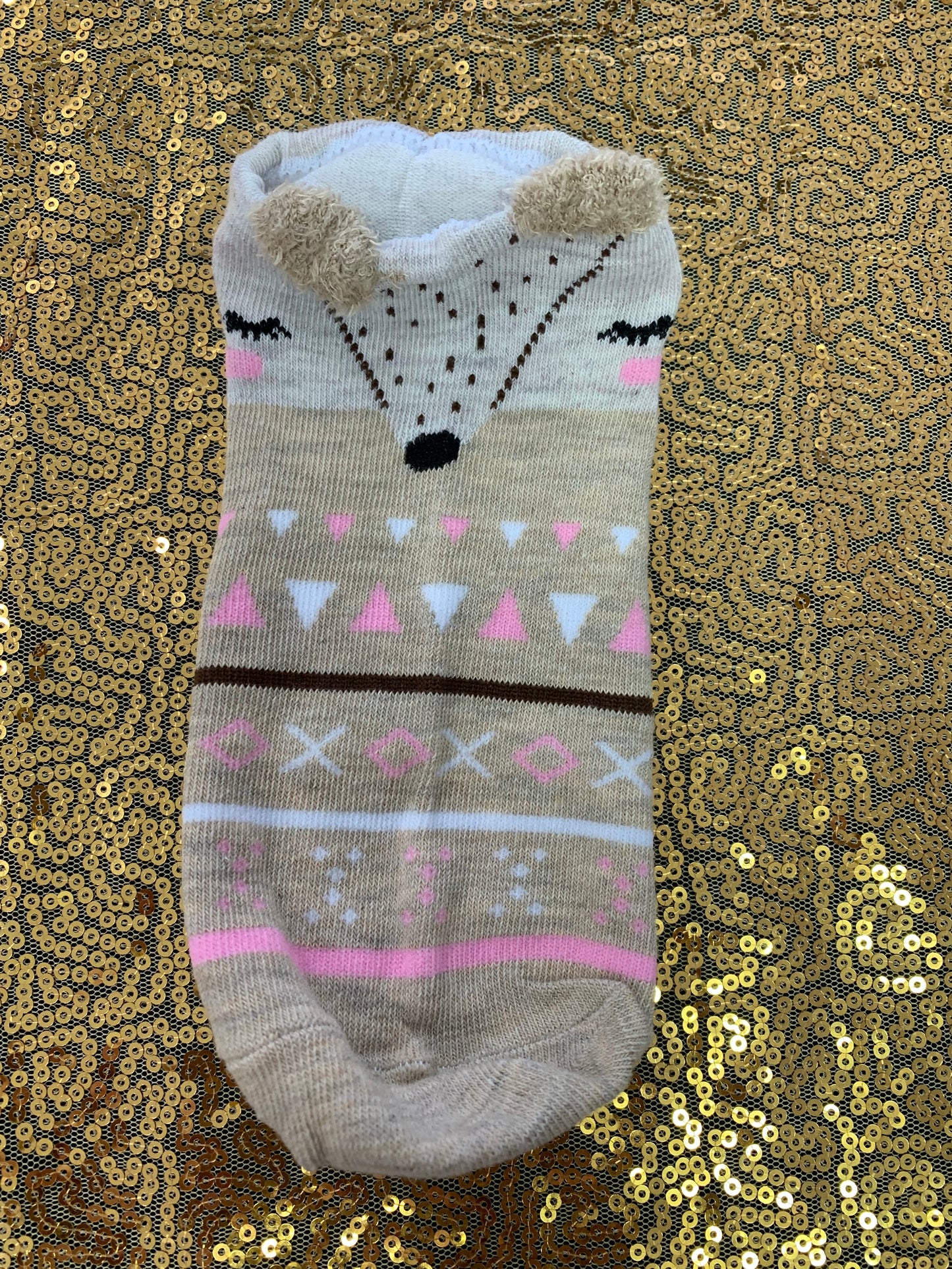 Funny Ears Girl Ankle Socks