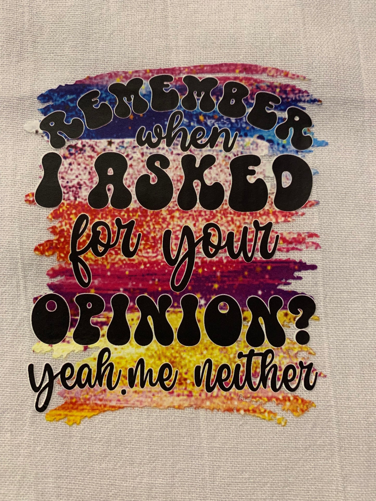 Sarcastic Funny Kitchen Towels Handmade
