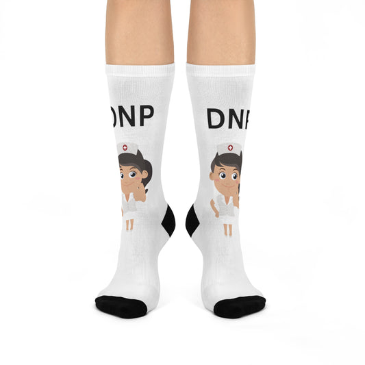 DNP Doctor of Nursing Practice Cute Cushioned Crew Socks