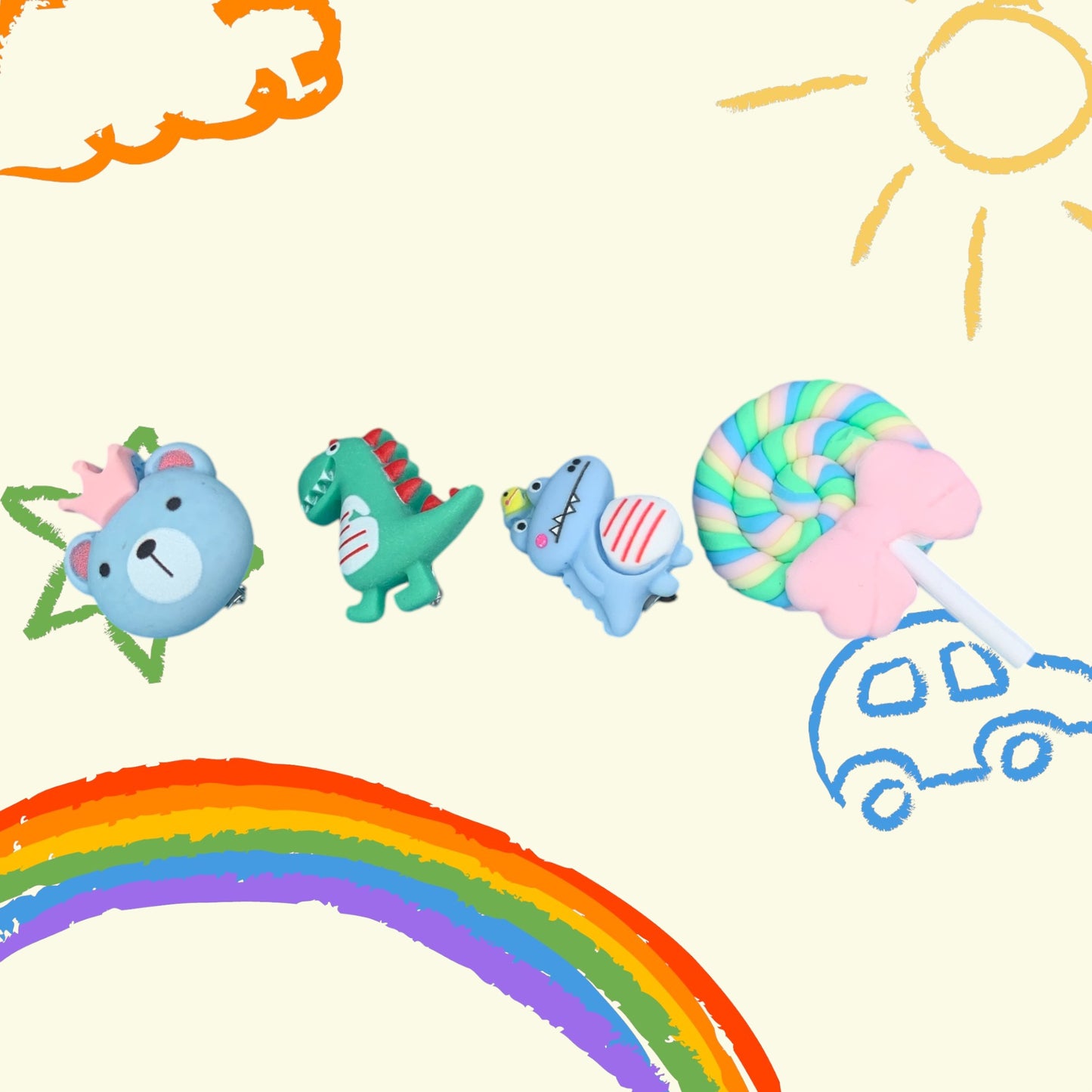 Children’s Resin Pins, Variety