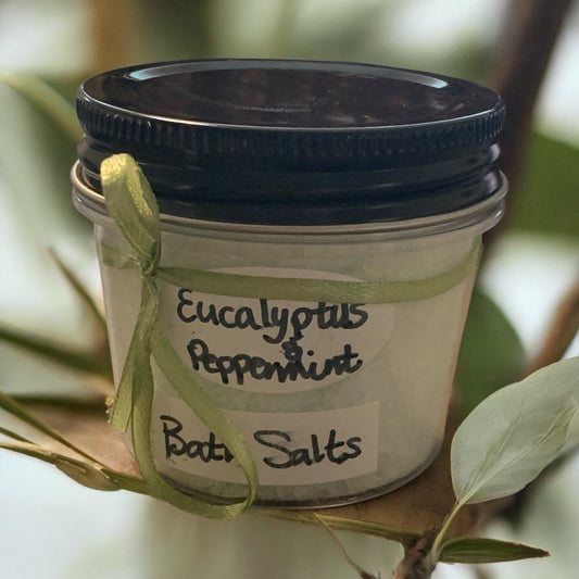 Bath Salt Eucalyptus and Peppermint Handmade