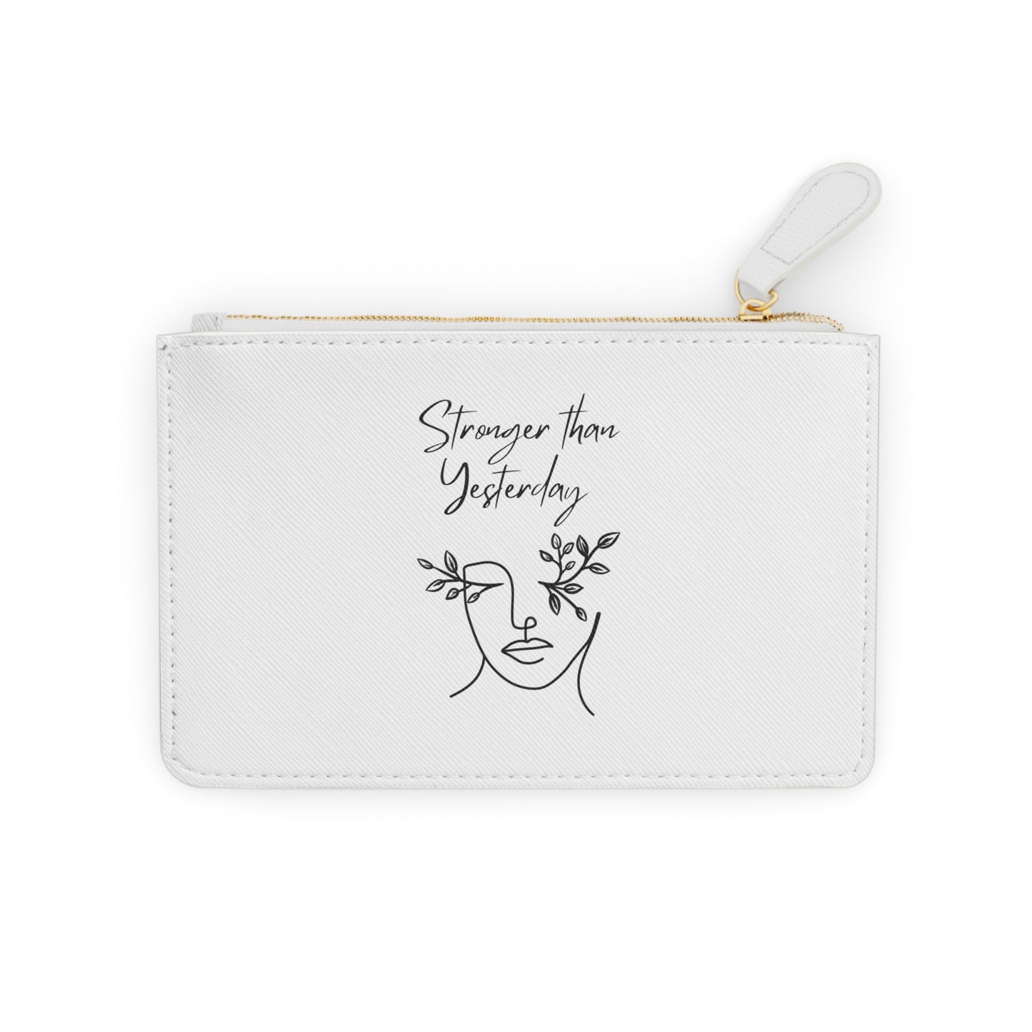 This Too Shall Pass/ Stronger than Yesterday Mini Clutch Bag