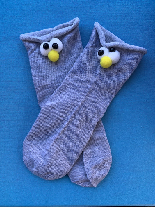 Goofy Eyes Boy Girl Socks