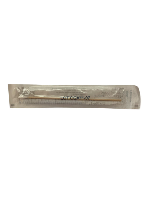 Cotton Tipped Applicators Sterile, Set of 10