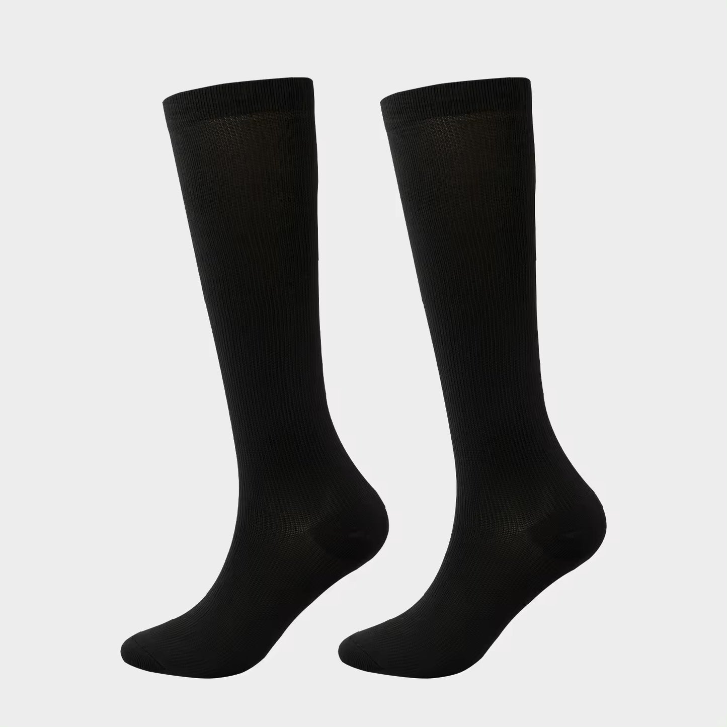 Closed Toe BLACK Light Compression Stockings