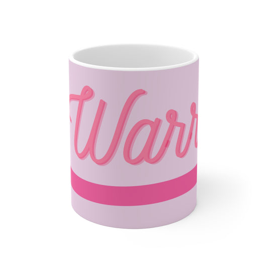 Breast Cancer Warrior Pink Mug