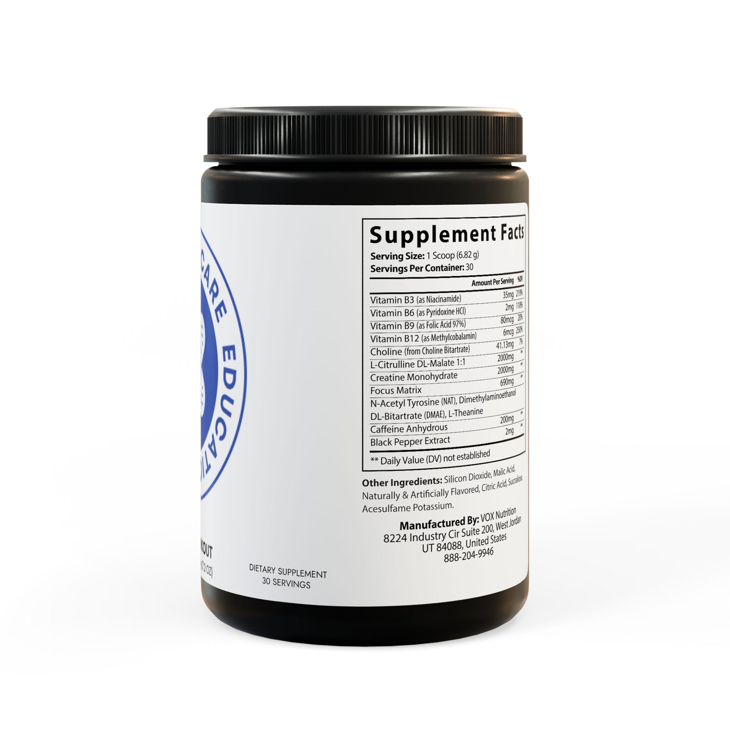 Pre-Workout Supplement, Fruit Punch by WCC