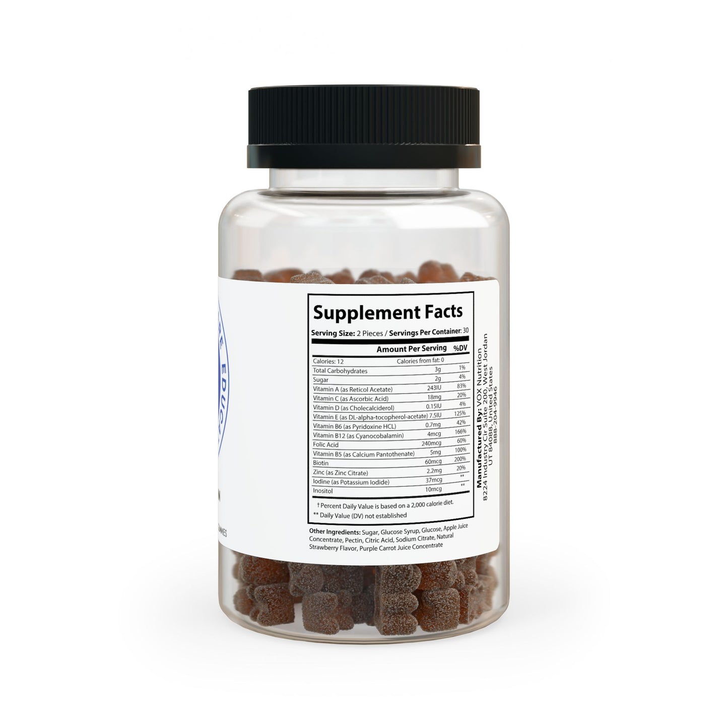 Wound Care Central Multivitamin Gummies for Adults (60 Gummies)