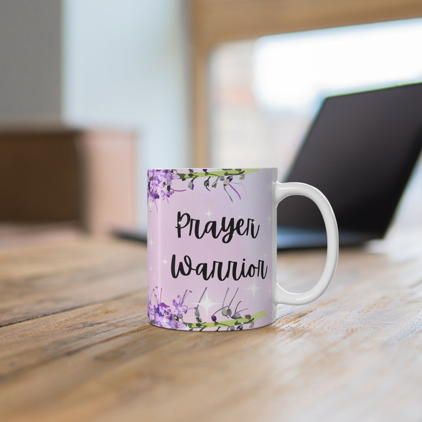 Prayer Warrior Woman with Hat Mug