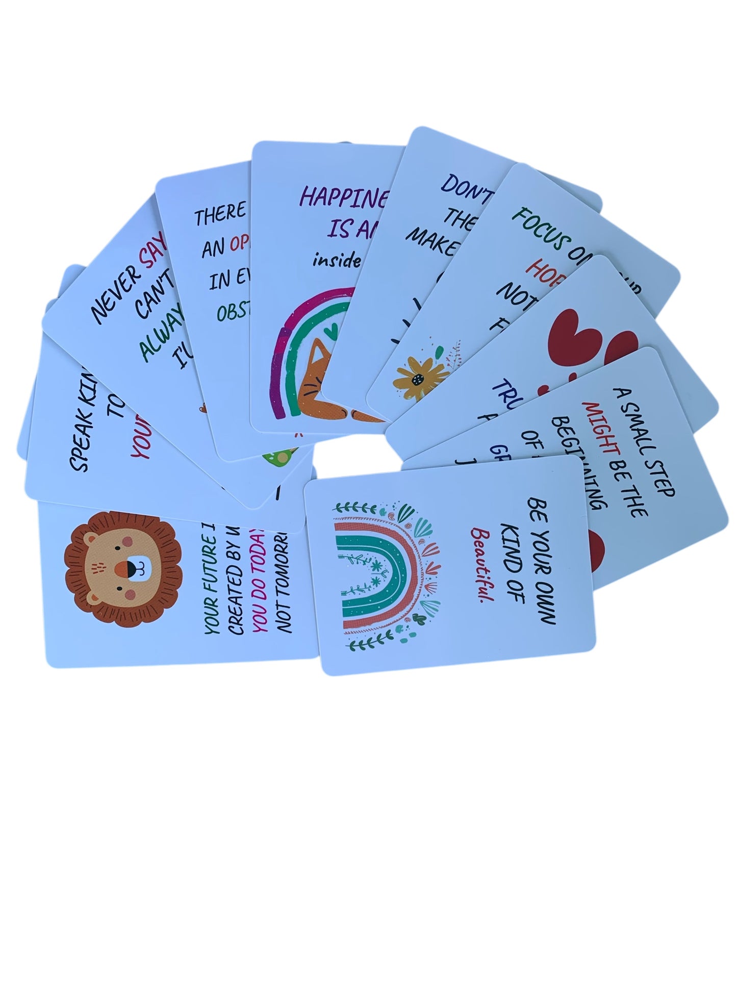 Affirmation Cards with Resin