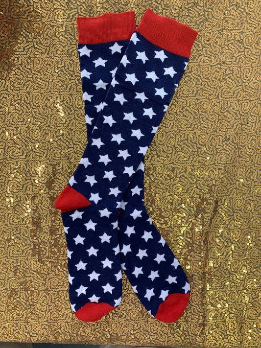 Fourth of July Light Compression Socks