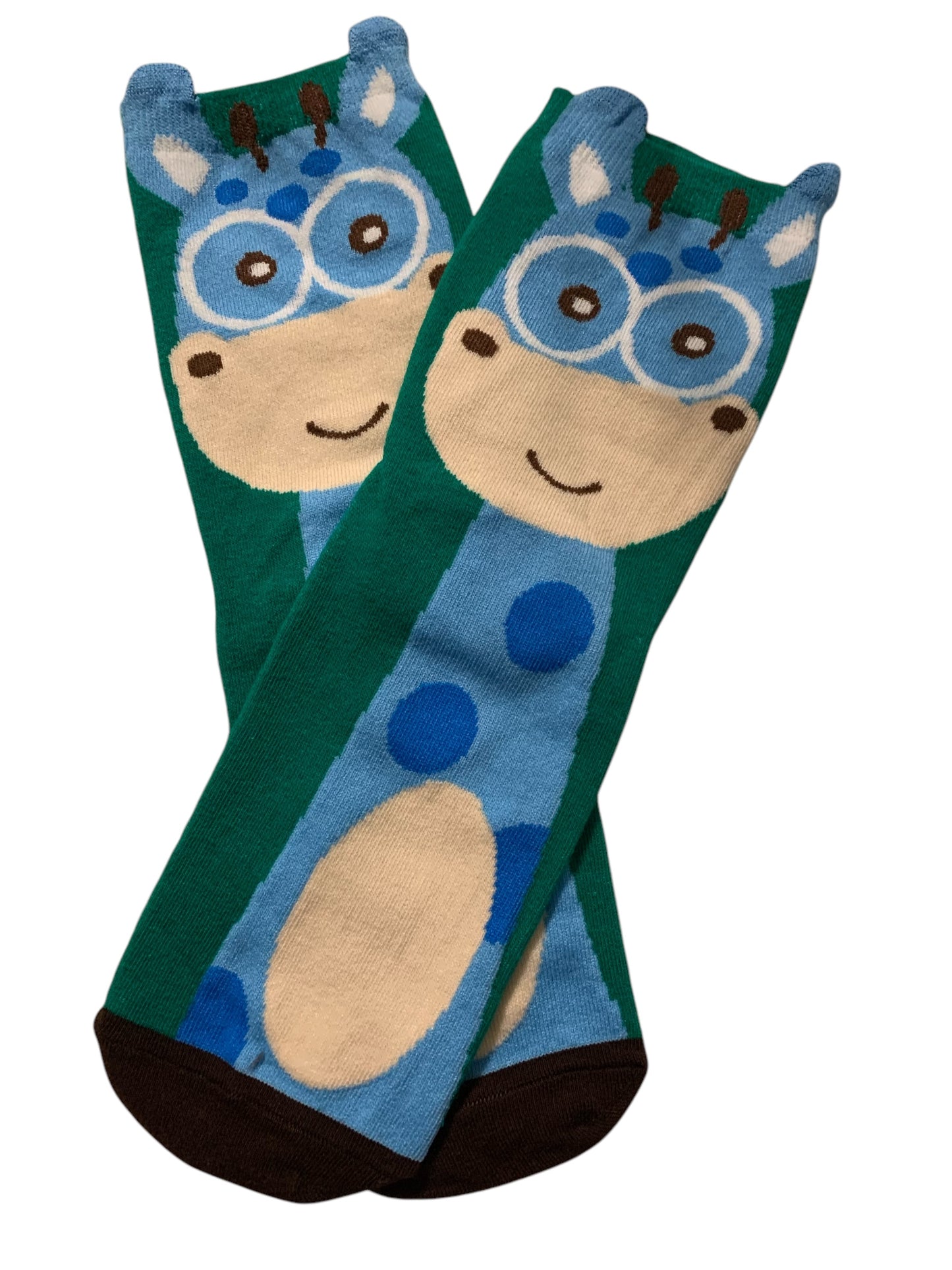 Giraffe Jungle Animal Fun Socks for Adults and Older Children Ages 12 plus