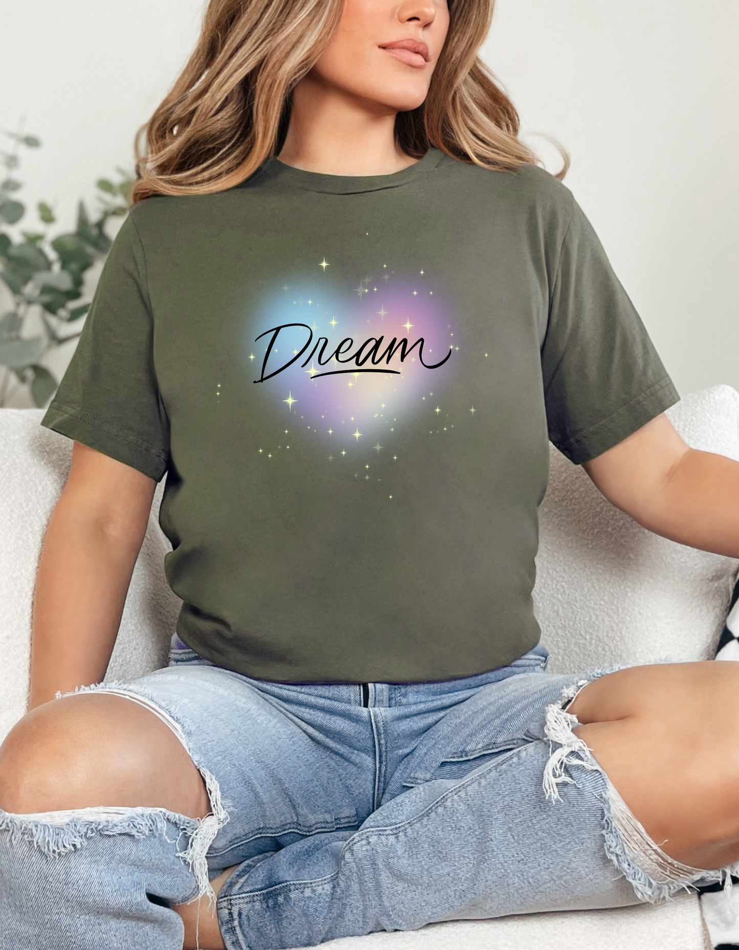 Dream Rainbow Heart T-shirt