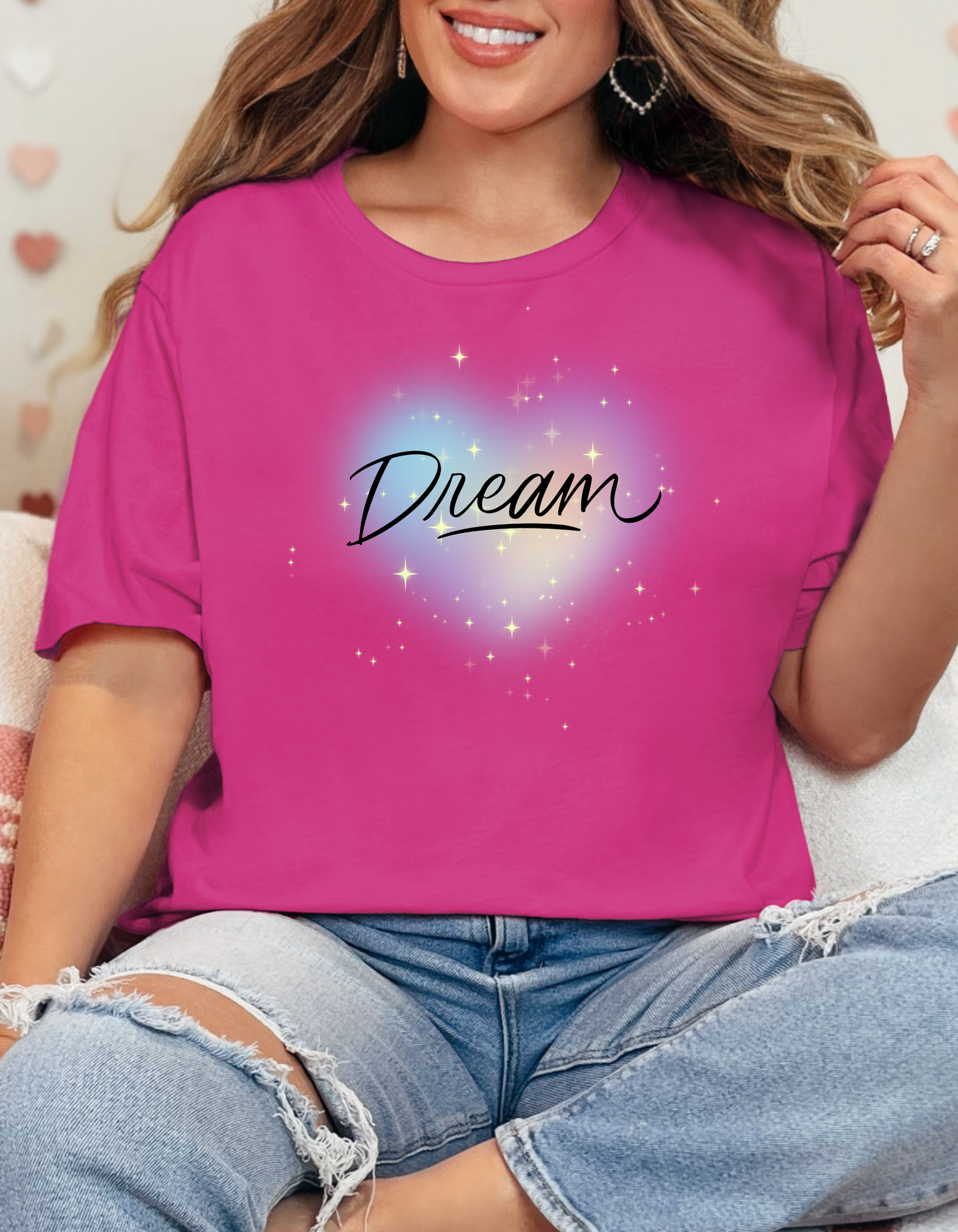 Dream Rainbow Heart T-shirt