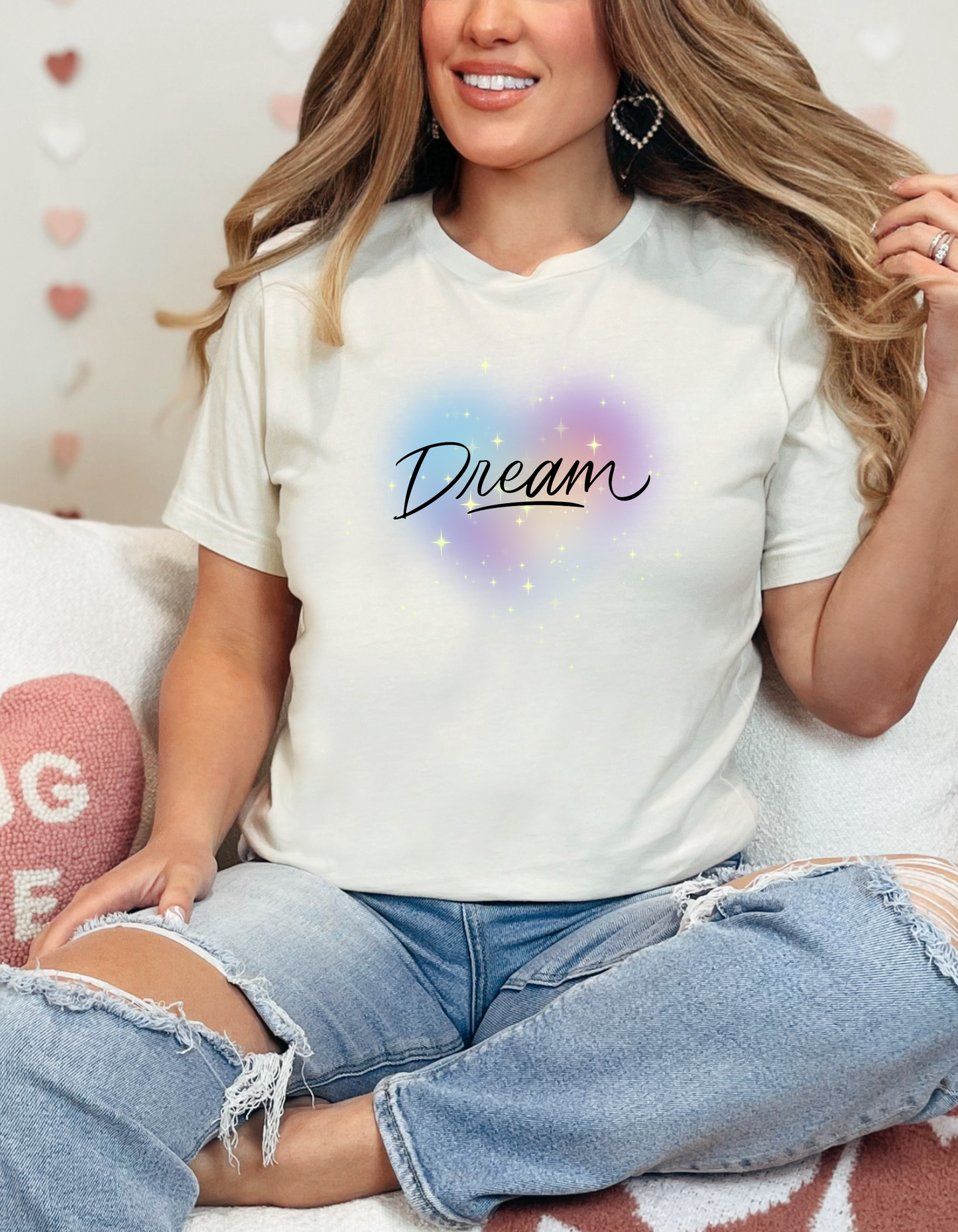 Dream Rainbow Heart T-shirt