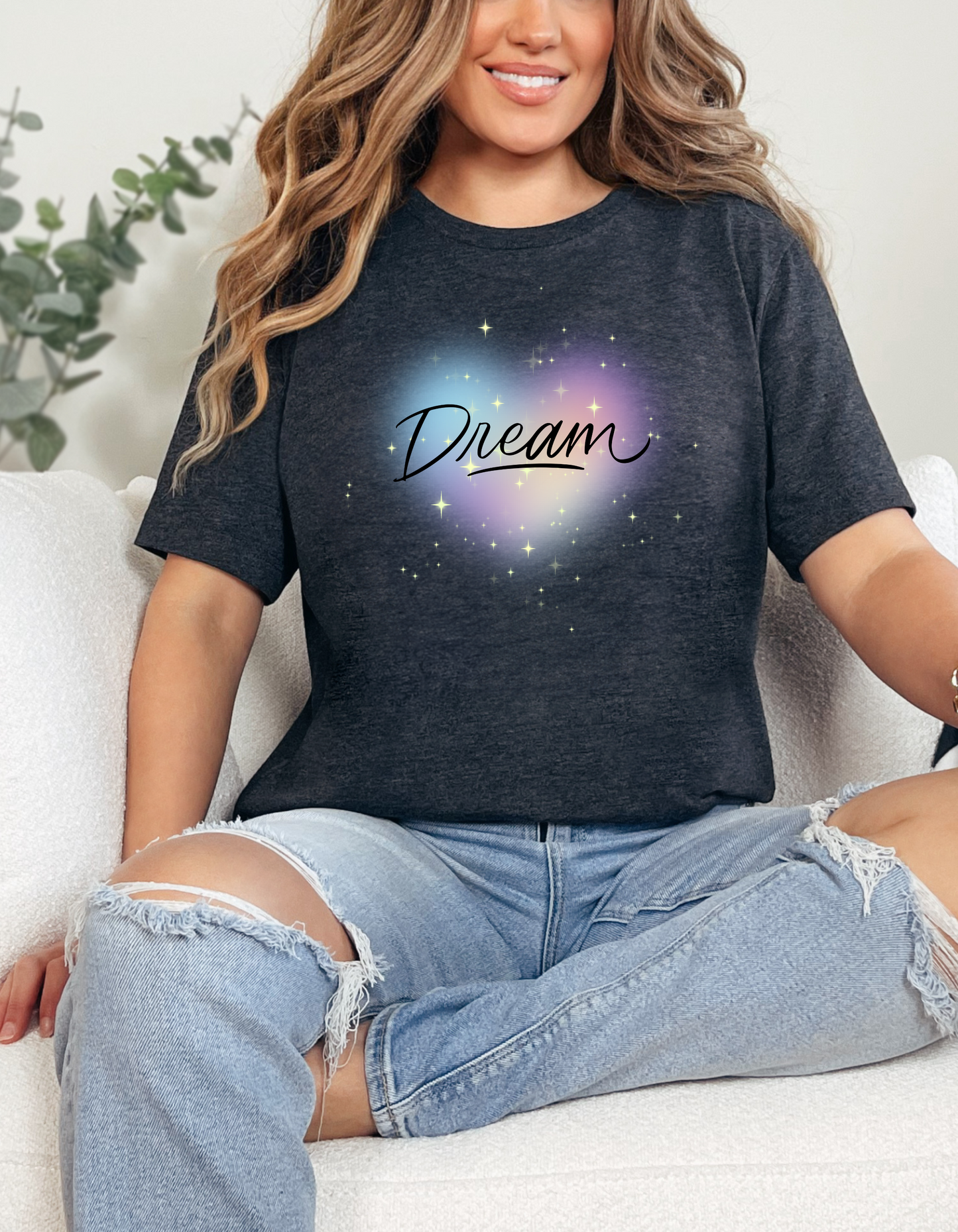 Dream Rainbow Heart T-shirt