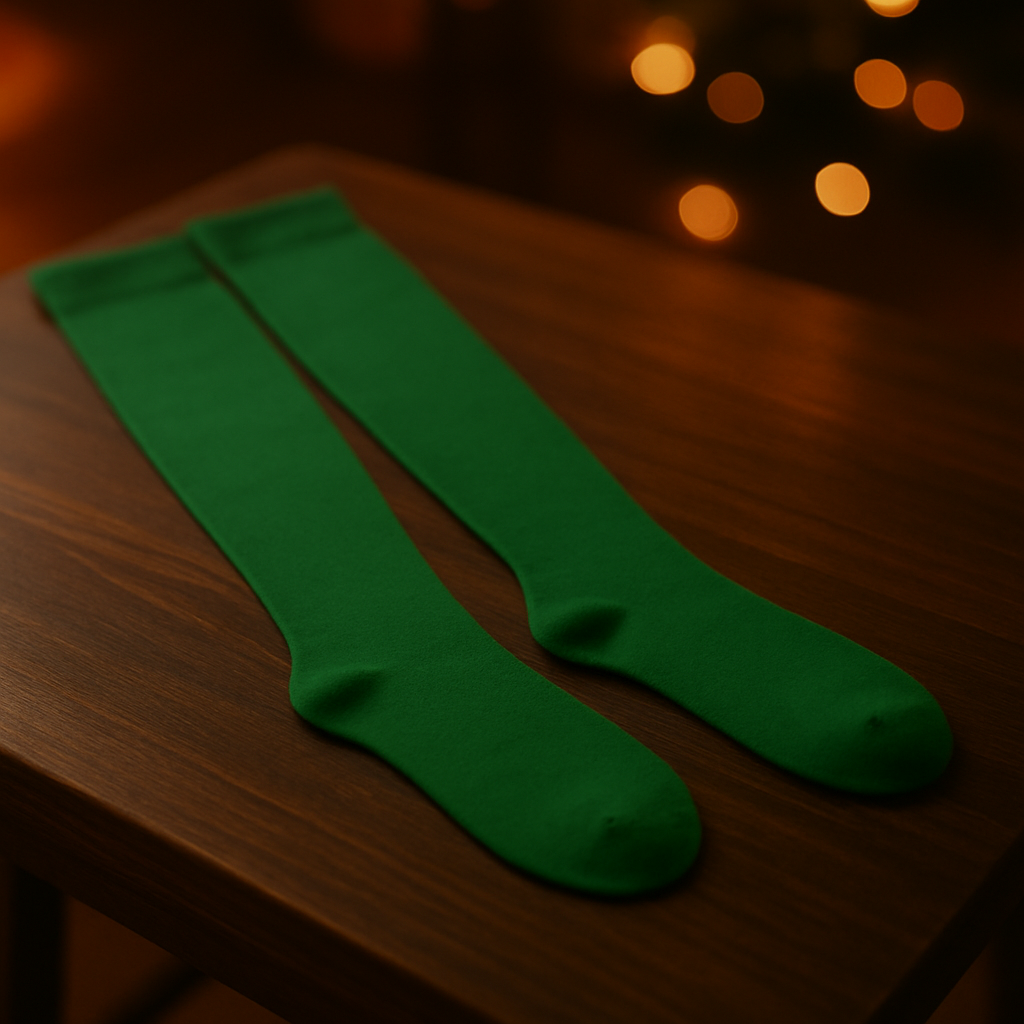 Green Thigh High Socks