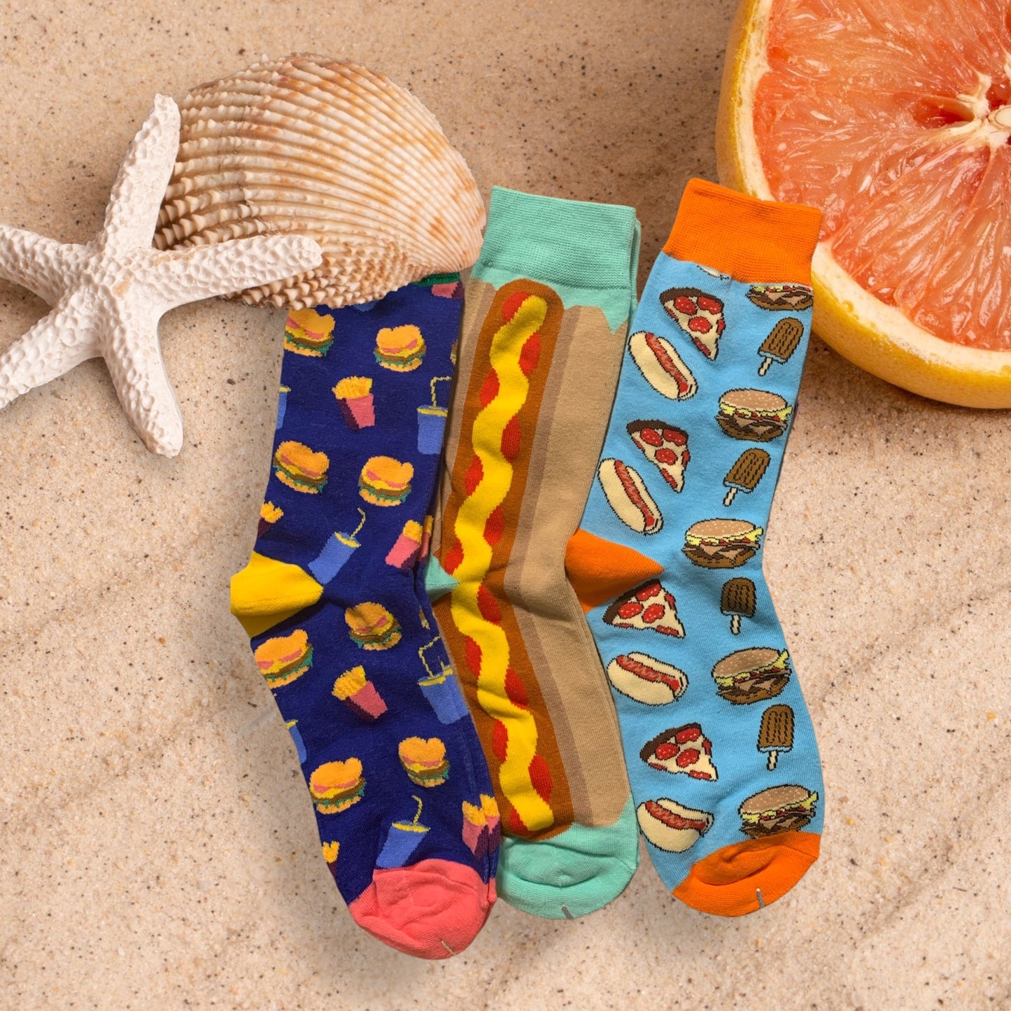 Fruits and More Fun Socks