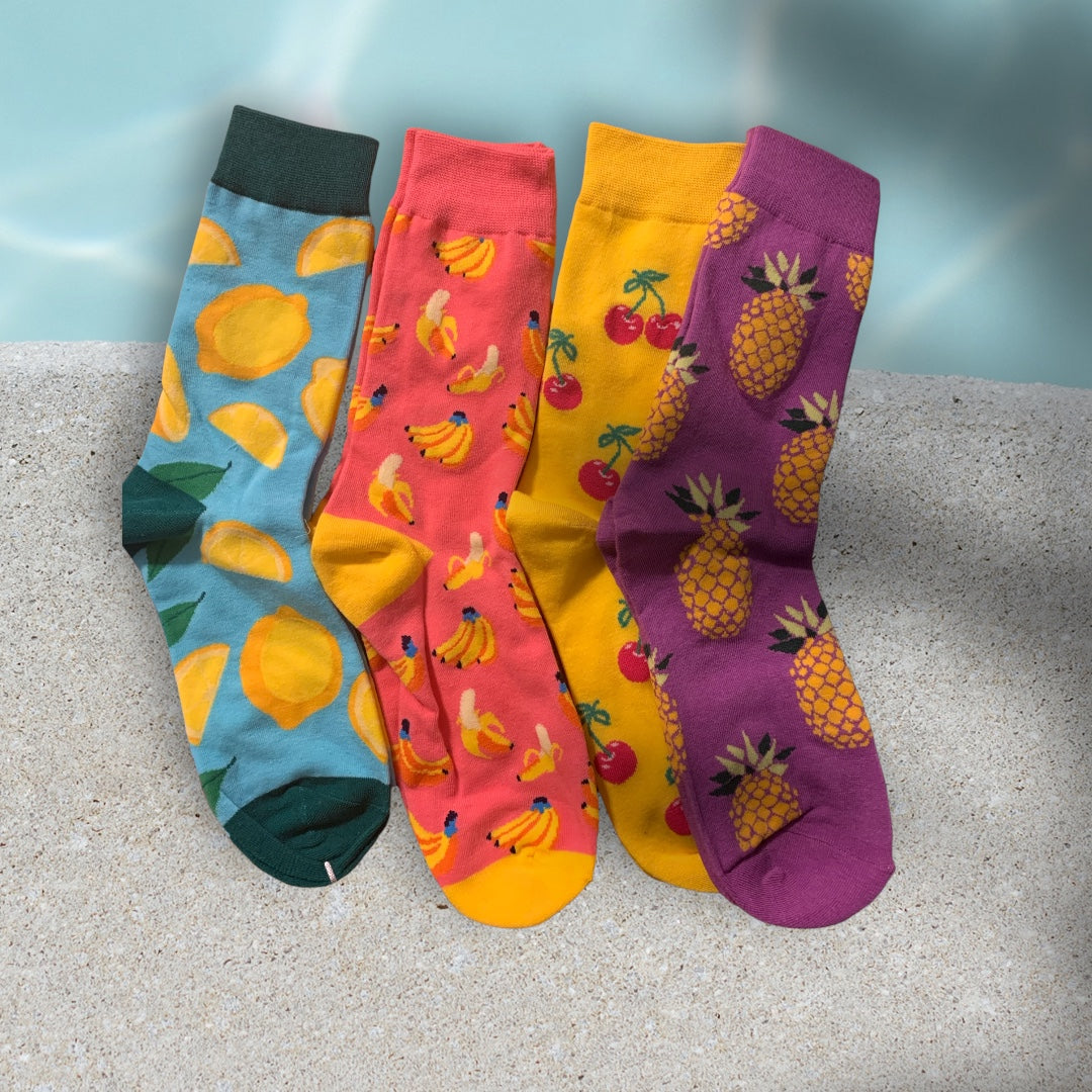 Fruits and More Fun Socks